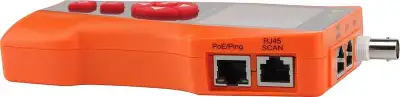 Тестер кабельный Lanmaster LAN-PRO-L/TPK-POE-8R оранжевый/черный
