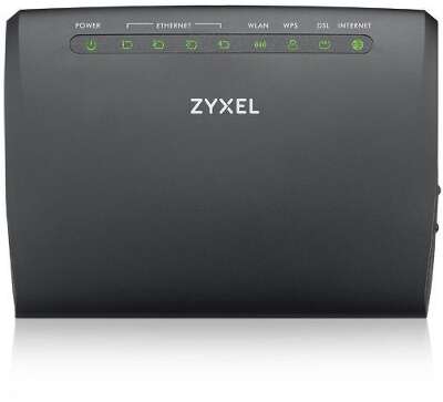 Модем xDSL Zyxel AMG1302-T11C-EU01V1F Wi-Fi ADSL2+ Annex A/I/J/L/M VPN Firewall +Router внешний черный