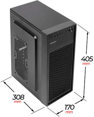 Корпус Ginzzu A400 ATX, без БП