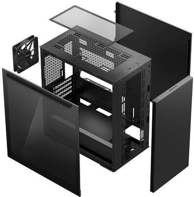 Корпус Deepcool MACUBE 110, черный, mATX, Без БП (R-MACUBE110-BKNGM1N-G-1)