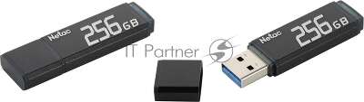 Модуль памяти USB3.0 Netac U351 256 Гб черный [NT03U351N-256G-30BK]