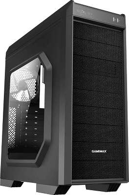 Корпус GameMax G501X White Led, черный, ATX, Без БП (G501X White Led)