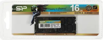 Модуль памяти DDR4 SODIMM 16Gb DDR3200 Silicon Power (SP016GBSFU320X02)