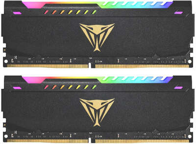 Набор памяти DDR4 DIMM 2x32Gb DDR3200 Patriot Memory Viper Steel RGB (PVSR464G320C8K)