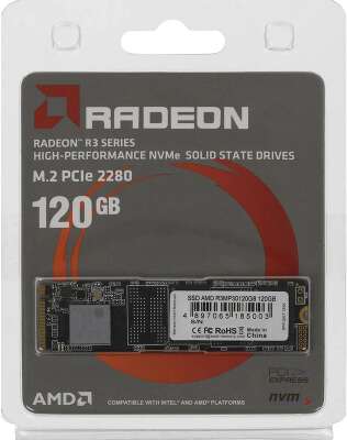 Твердотельный накопитель SSD AMD Radeon R3 Series M2.2280 120GB
