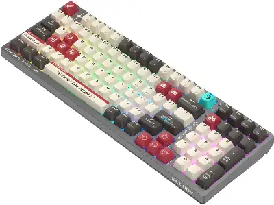 Клавиатура A4Tech Bloody WS98 Pixels Red механическая темно-серый/белый USB беспроводная BT/Radio Multimedia for gamer LED (WS98)