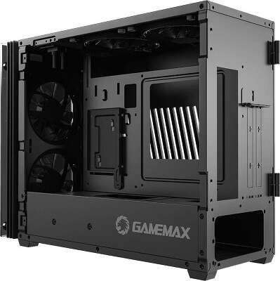 Корпус GameMax Stratos ITX, черный, mini-ITX, Без БП (Stratos ITX)