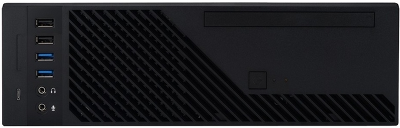 Корпус Slim Case Powerman KI331 Black РМ-300SFX 80+ UBS2.0*2+USB 3.1*2+A(HD)+Front fan 80x80x15mm*1, Micro-ATX, mini-ITX