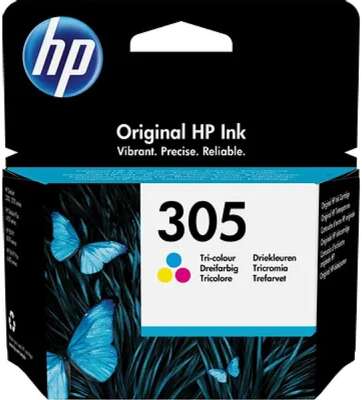 Картридж струйный HP 305 3YM60AE многоцветный (100стр.) (2мл) для HP DJ 2320/2710/2720