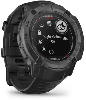 Смарт-часы Garmin Instinct 2X Solar Tactical Edition 50мм 1" MIP корп.черный рем.черный (010-02805-03)