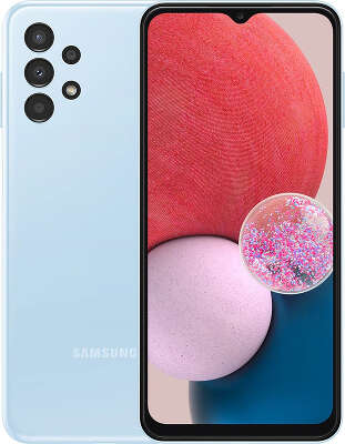 Смартфон Samsung Galaxy A13, MediaTek Helio G80, 4Gb RAM, 64Gb, голубой