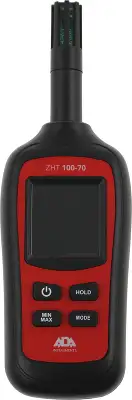 Термогигрометр Ada ZHT 100-70 портативный красный/черный (А00516)