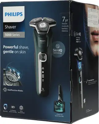 Бритва роторная Philips S5884/50 реж.эл.:3 питан.:аккум. зеленый