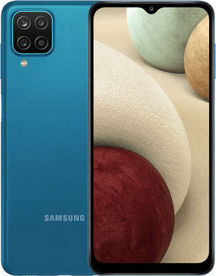 Смартфон Samsung SM-A125F Galaxy A12 64Gb Dual Sim, синий (SM-A125FZBVSER)