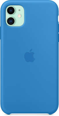 Силиконовый чехол для iPhone 11 Apple Silicone Case, Surf Blue [MXYY2ZM/A]