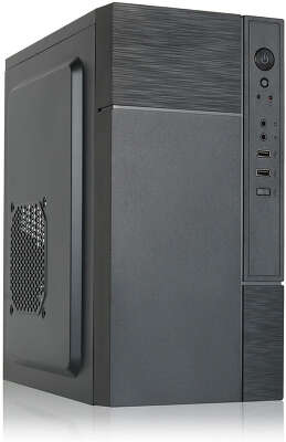 Корпус FOXLINE MiniTower Forza FZ-017 черный (mATX, 450W, 2xUSB3.0, no fan) (FZ-017-SX450R-U32)