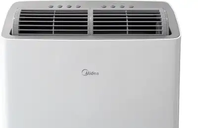 Кондиционер мобильный Midea MPPT-12CRFN7-Q серебристый/белый площ.35м2 инверт.