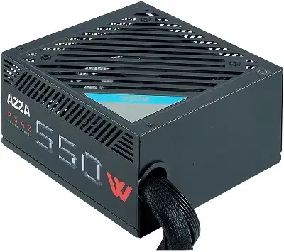 Блок питания Azza ATX 550W PSAZ-550W 80+ bronze (20+4pin) APFC 120mm fan 5xSATA RTL