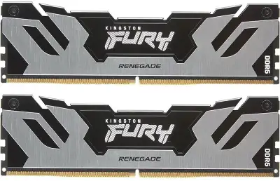 Память DDR5 2x16GB 8000MHz Kingston KF580C38RSK2-32 Fury Renegade XMP RTL Gaming PC5-64000 CL38 DIMM 288-pin 1.45В kit single rank с радиатором Ret