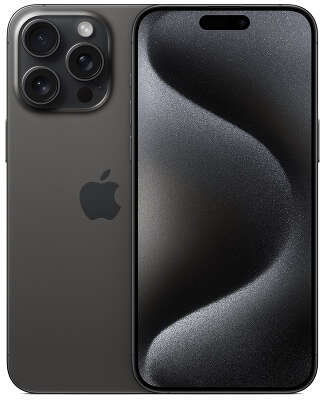 Смартфон Apple A3105 iPhone 15 Pro Max 1Tb черный титан моноблок 3G 4G 1Sim 6.7" 1290x2796 iOS 17 48Mpix 802.11 a/b/g/n/ac/ax NFC GPS GSM900/1800 Protect