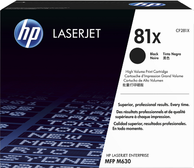 HP 81X Black Original LaserJet Toner Cartridge (CF281X)