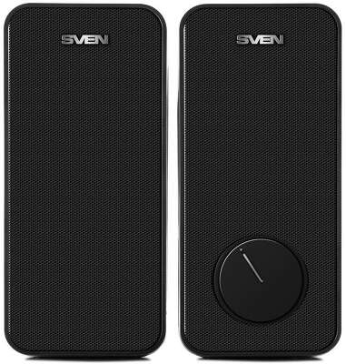 Колонки Sven 470 2.0 черный 12Вт