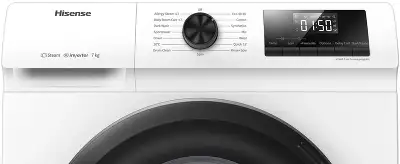 Стиральная машина Hisense WFQP7012VM класс: A-30% загр.фронтальная макс.:7кг белый инвертор