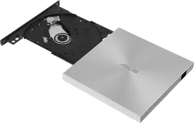 Привод DVD-RW Asus SDRW-08U7M-U серебристый USB ultra slim внешний RTL
