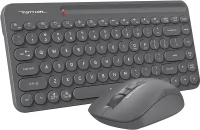 Клавиатура + мышь A4Tech Fstyler FG3200 Air2 клав:серый мышь:серый USB беспроводная slim Multimedia