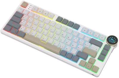 Клавиатура Royal Kludge RK N80 Pearly Dawn USB/2.4 GHz/Bluetоoth, RGB, Hot Swap, Red switch