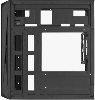 Корпус AeroCool CS-107-A-BK-v2, черный, mATX, Без БП (CS-107-A-BK-v2 )