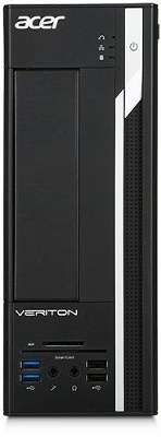 Компьютер Acer Veriton X2640G SFF G4560/4/500/HDG610/Kb+Mouse/DOS, черный