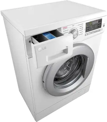 Стиральная машина LG F1296HDS1 класс: A загр.фронтальная макс.:7кг белый инвертер