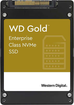 Накопитель SSD WD Original PCIe 3.1 x4 3.84TB WDS384T1D0D Gold 0.8 DWPD