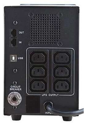 PowerCom Imperial IMD-3000AP ИБП {Line-Interactive, 3000VA / 1800W, Tower, 6 xIEC320 С13 с резервным питанием, LCD, USB} (747929)