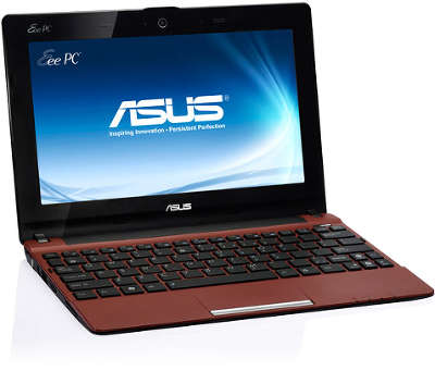Нетбук ASUS Eee PC X101CH Red 10.1" WSVGA/ Atom N2600/ 1/ 320/ WF/CAM/ W7S