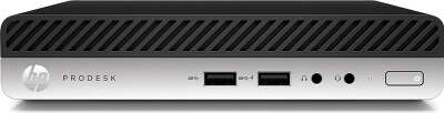 Неттоп HP ProDesk 400 G5 DM i7-9700T/16/512 SSD/Kb+Mouse/W10Pro,черный/серебристый (7EM49EA)