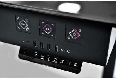 Корпус LIAN-LI DESK, черный, EATX, Без БП (DK-05FX)