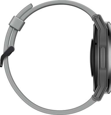 Смарт-часы Huawei Watch GT Runner-B19A 46мм 1.43" AMOLED корп.черный рем.серый разм.брасл.:140-210мм (55028108)