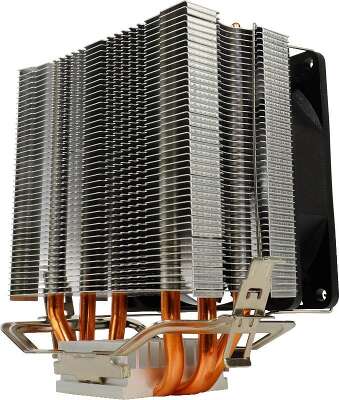 Устройство охлаждения(кулер) Aerocool Verkho 3 Soc-AM5/AM4/1200/1700/1851 черный 4-pin 15-24dB Al+Cu 120W 530gr Ret