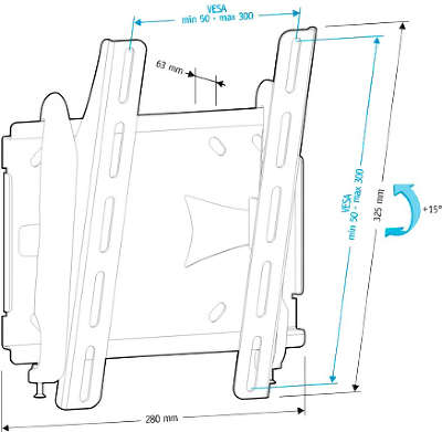 Кронштейн настенный Holder LCDS-5010