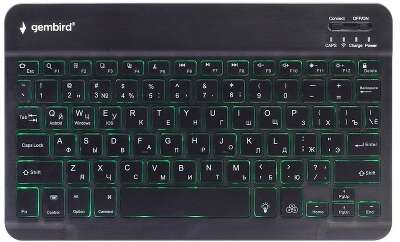 Клавиатура беспроводная Gembird KBW-4N {78 кл., ножничный механизм, бесшумная}