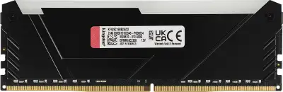 Память DDR4 32GB 2666MHz Kingston KF426C16BB2A/32 Fury Beast RGB RTL Gaming PC4-21300 CL16 DIMM 288-pin 1.2В dual rank с радиатором Ret