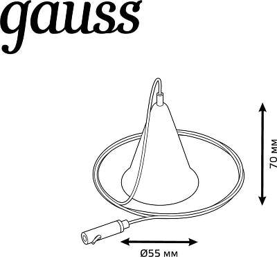 Крепление Gauss TR119 черный