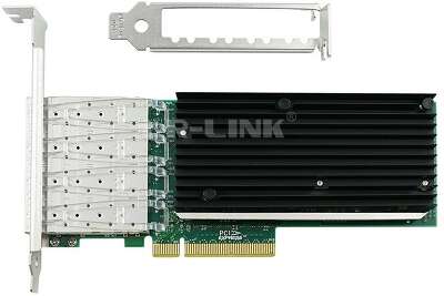 Сетевой адаптер Lr-Link LREC9804BF-4SFP+ PCIe 3.0 x8, Intel XL710, 4*SFP+ 10G NIC Card {50} (302977)