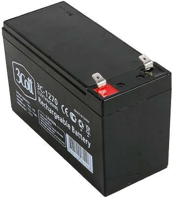 Батарея аккумуляторная для ИБП 3Cott 12V7.0AH, 12 В, 7 Ач