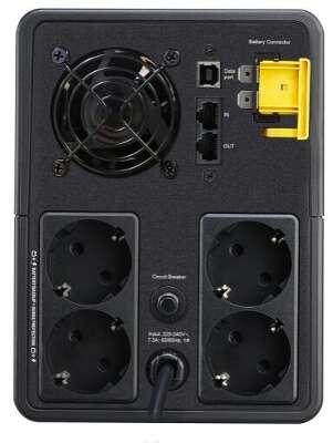 Источник бесперебойного питания APC Back-UPS 1600VA/900W, 230V, AVR, 4 Schuko Sockets, USB, 1 year warranty