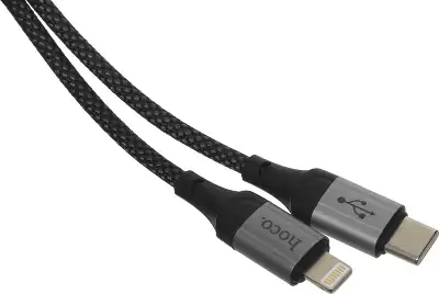 Кабель Hoco X102 Fresh iP USB Type-C (m)-Lightning (m) 1м черный коробка