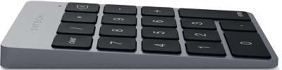 Беспроводной блок клавиатуры Satechi Aluminum Slim Keypad Numpad, Space Grey [ST-SALKPM]