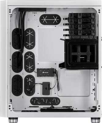 Корпус Corsair Crystal, белый, ATX, Без БП (CC-9011169-WW)
